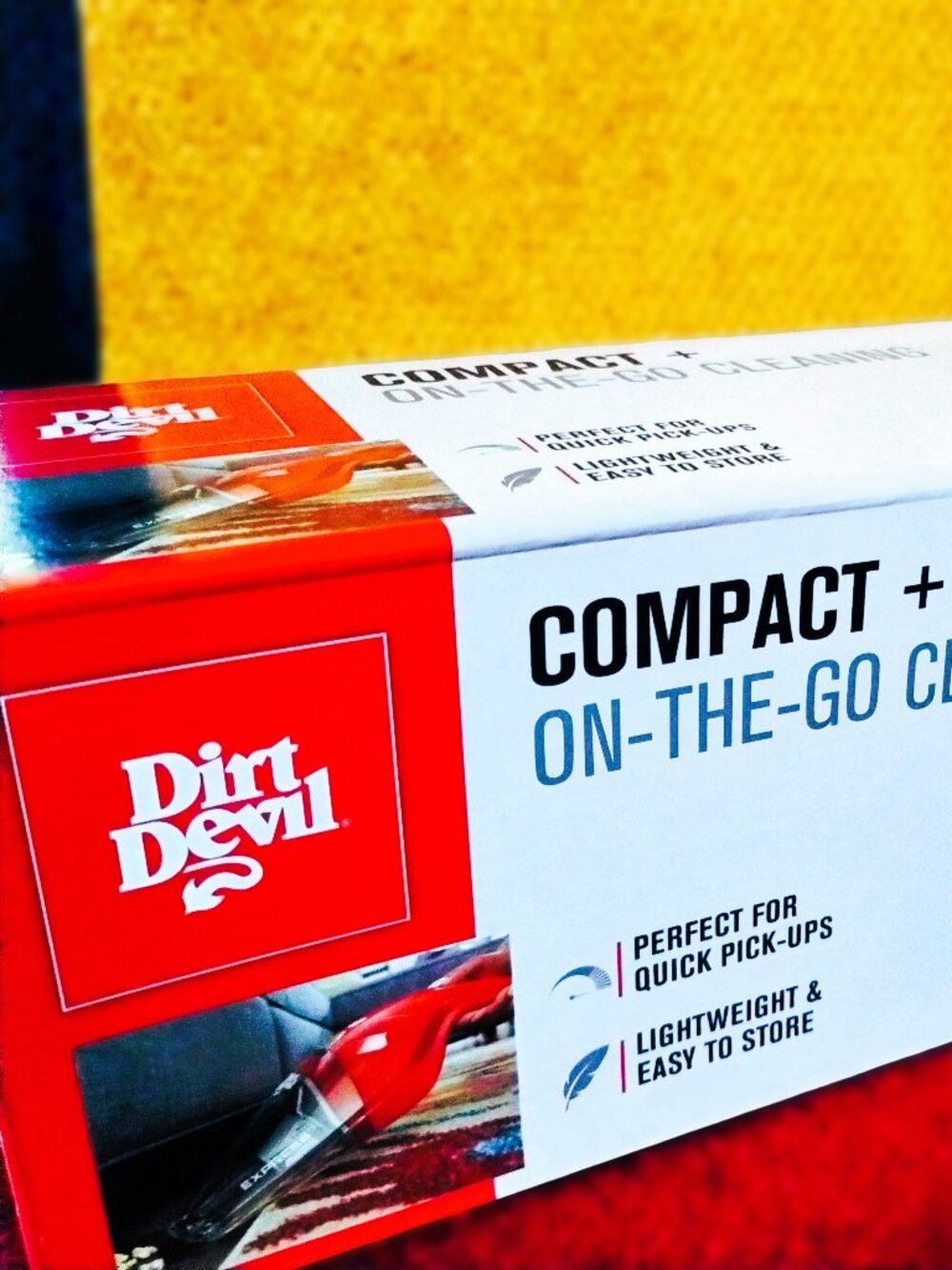 Dirt Devil Compact+ On-The-Go Cleaning Cordless Vacuum, BD30005 4V Express, Red